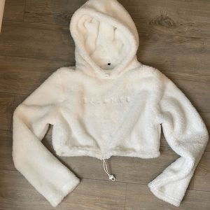Sherpa Crop Hoodie